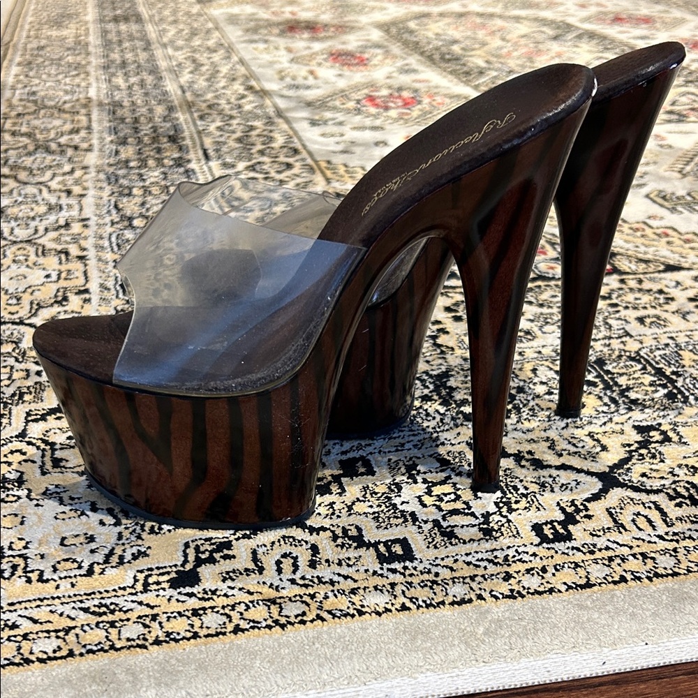 Women’s Brown Pleaser Heels “Reflection Shoes” Made in USA